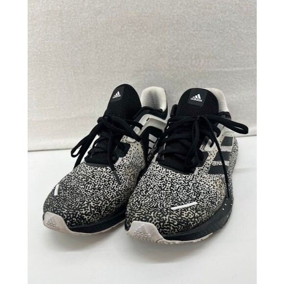 Men’s ADIDAS Alphatorsion Running Shoes Black White FV6140 Lace Up US Size 11 - Picture 1 of 5